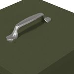 Petshop - Accesorii petshop - Castroane si adapatori - Hranitor cu pedale pentru pui Verde masliniu 25 x 42 x 40 cm - Infinity.ro