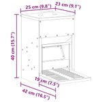 Petshop - Accesorii petshop - Castroane si adapatori - Hranitor cu pedale pentru pui Verde masliniu 25 x 42 x 40 cm - Infinity.ro