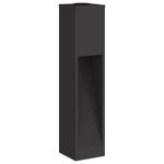 Casa si Gradina - Corpuri si surse de iluminat - Iluminat exterior - Felinare - Lampa de parcurs LED solar 2 pcs Negru Otel laminat la rece - Infinity.ro