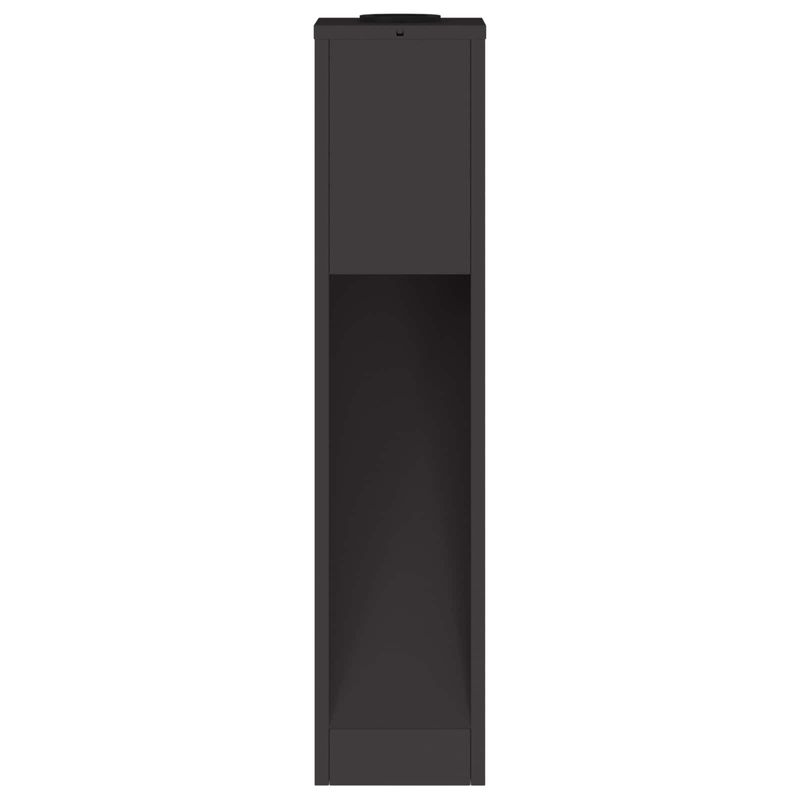 Casa si Gradina - Corpuri si surse de iluminat - Iluminat exterior - Felinare - Lampa de parcurs LED solar 2 pcs Negru Otel laminat la rece - Infinity.ro