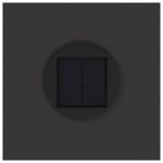 Casa si Gradina - Corpuri si surse de iluminat - Iluminat exterior - Felinare - Lampa de parcurs LED solar 2 pcs Negru Otel laminat la rece - Infinity.ro