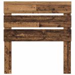 Casa si Gradina - Mobilier - Paturi si accesorii - Accesorii paturi - Tablie de pat cu aripioare gri taupe 203x16x118/128 cm textil - Infinity.ro