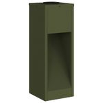 Casa si Gradina - Corpuri si surse de iluminat - Iluminat exterior - Felinare - Lampa de parcurs LED solar 2 pcs Verde masliniu - Infinity.ro