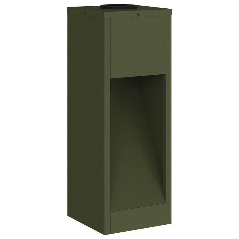 Casa si Gradina - Corpuri si surse de iluminat - Iluminat exterior - Felinare - Lampa de parcurs LED solar 2 pcs Verde masliniu - Infinity.ro