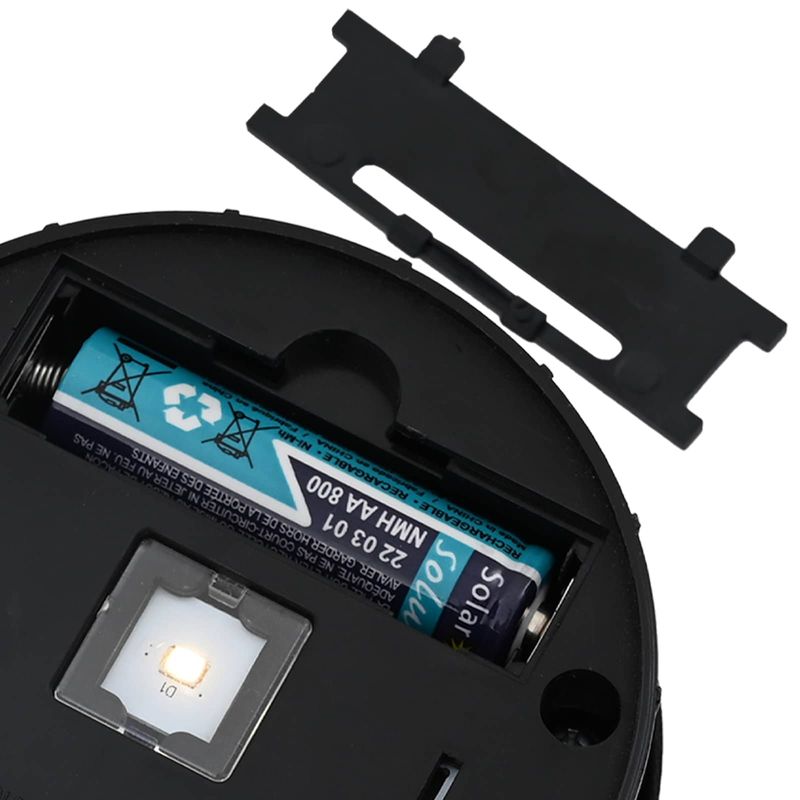 Casa si Gradina - Corpuri si surse de iluminat - Iluminat exterior - Felinare - Lampa de parcurs LED solar 2 pcs Verde masliniu - Infinity.ro