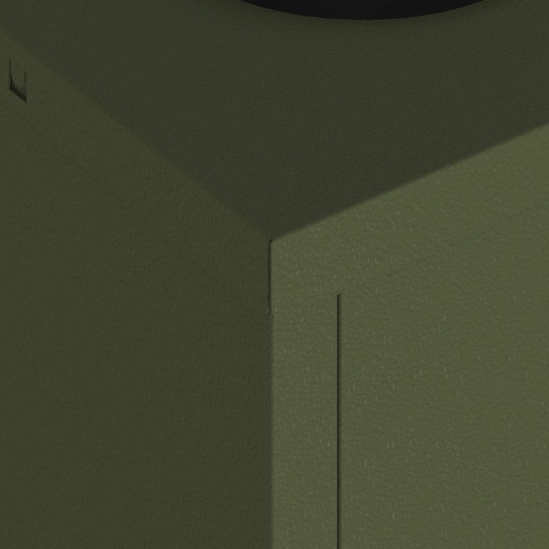 Casa si Gradina - Corpuri si surse de iluminat - Iluminat exterior - Felinare - Lampa de parcurs LED solar 2 pcs Verde masliniu - Infinity.ro