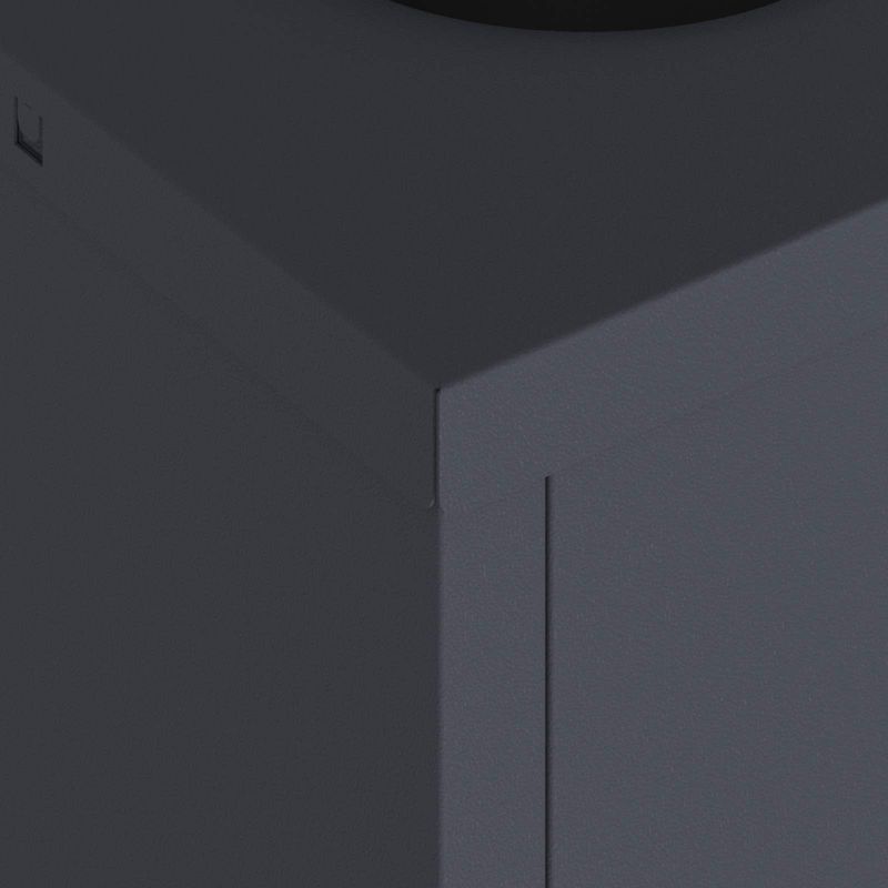 Casa si Gradina - Corpuri si surse de iluminat - Iluminat exterior - Felinare - Lampa de parcurs LED solar 2 pcs Antracit Otel laminat la rece - Infinity.ro