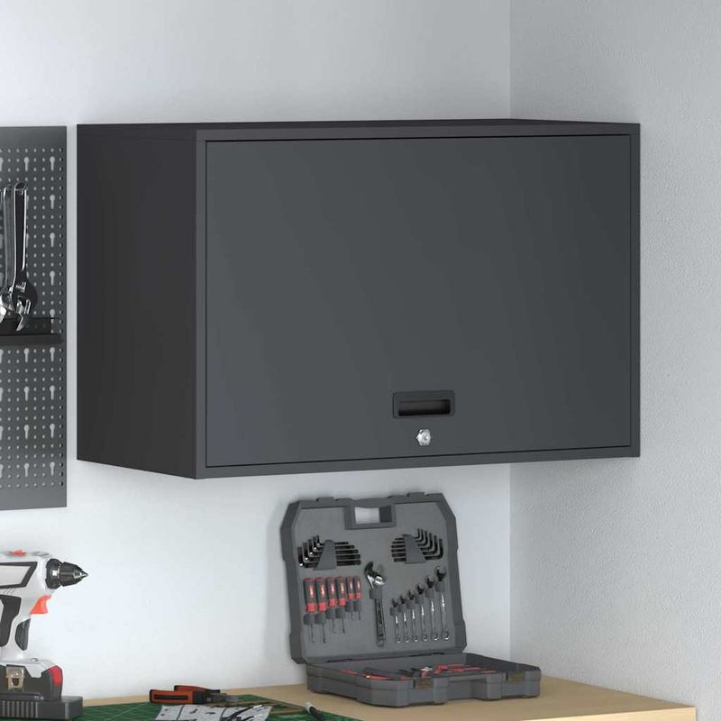 Casa si Gradina - Mobilier - Dulapuri si sifoniere - Dulapuri - Dulap de perete pentru garaj Antracit 80 x 40 x 53 cm - Infinity.ro