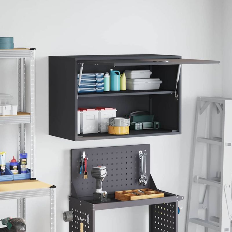 Casa si Gradina - Mobilier - Dulapuri si sifoniere - Dulapuri - Dulap de perete pentru garaj Antracit 80 x 40 x 53 cm - Infinity.ro