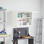Casa si Gradina - Mobilier - Dulapuri si sifoniere - Dulapuri - Dulap de perete pentru garaj Alb 60 x 40 x 53 cm - Infinity.ro