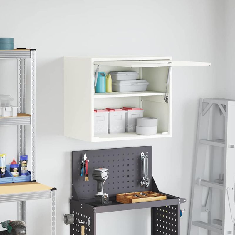 Casa si Gradina - Mobilier - Dulapuri si sifoniere - Dulapuri - Dulap de perete pentru garaj Alb 60 x 40 x 53 cm - Infinity.ro