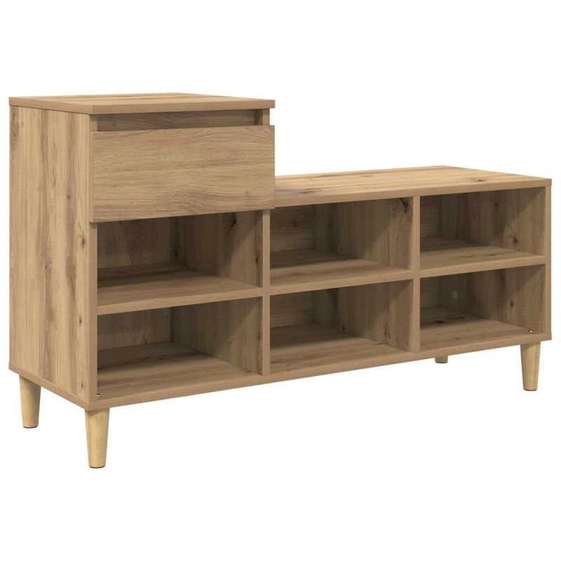 Casa si Gradina - Mobilier - Organizare si depozitare - Organizator incaltaminte - Dulap pentru pantofi Stejar Artizanal 102 x 36 x 60 cm - Infinity.ro