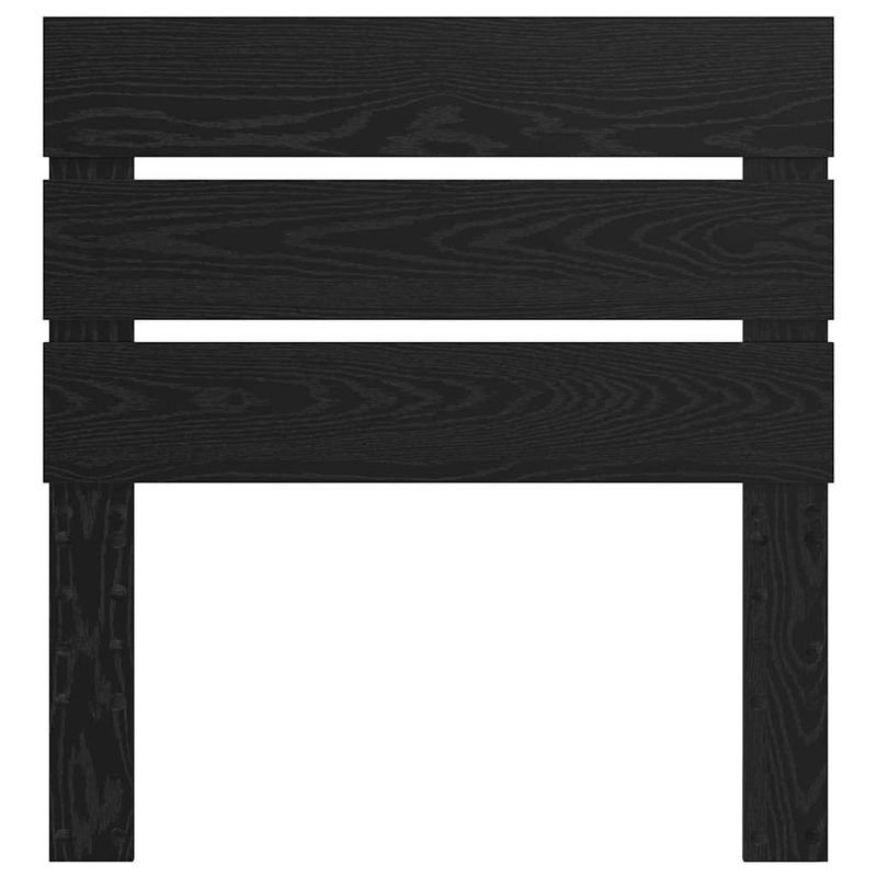 Casa si Gradina - Mobilier - Paturi si accesorii - Accesorii paturi - Tablie de pat cu dulapuri, negru, lemn prelucrat - Infinity.ro