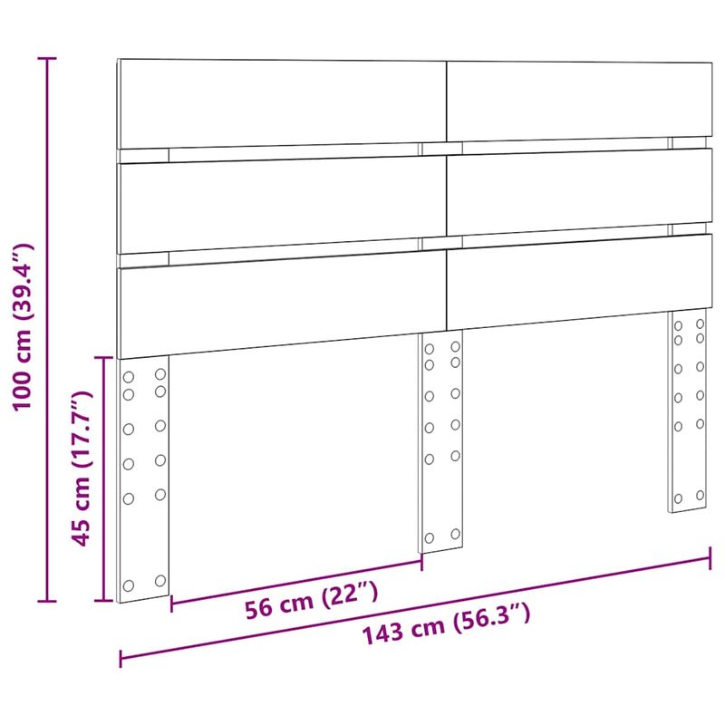 Casa si Gradina - Mobilier - Paturi si accesorii - Accesorii paturi - Tablie de pat cu aripioare negru 203x23x78/88 cm catifea - Infinity.ro