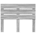 Casa si Gradina - Mobilier - Paturi si accesorii - Accesorii paturi - Tablie de pat Gri Sonoma 120 cm Lemn compozit - Infinity.ro