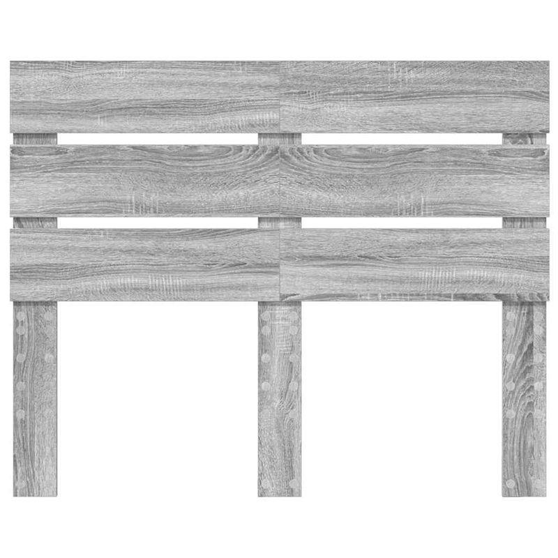 Casa si Gradina - Mobilier - Paturi si accesorii - Accesorii paturi - Tablie de pat Gri Sonoma 120 cm Lemn compozit - Infinity.ro