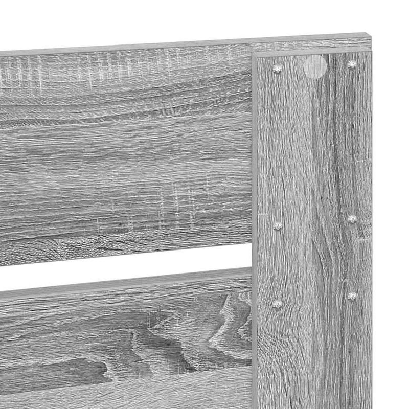 Casa si Gradina - Mobilier - Paturi si accesorii - Accesorii paturi - Tablie de pat Gri Sonoma 120 cm Lemn compozit - Infinity.ro