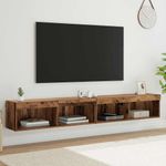 Casa si Gradina - Mobilier - Comode si corpuri - Comode - Dulapuri pentru TV Panama 2 pcs Lemn vechi 100 x 30 x 30 cm - Infinity.ro