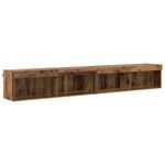 Casa si Gradina - Mobilier - Comode si corpuri - Comode - Dulapuri pentru TV Panama 2 pcs Lemn vechi 100 x 30 x 30 cm - Infinity.ro