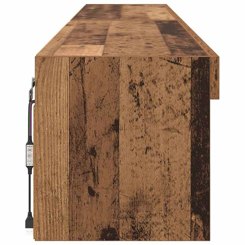 Casa si Gradina - Mobilier - Comode si corpuri - Comode - Dulapuri pentru TV Panama 2 pcs Lemn vechi 100 x 30 x 30 cm - Infinity.ro