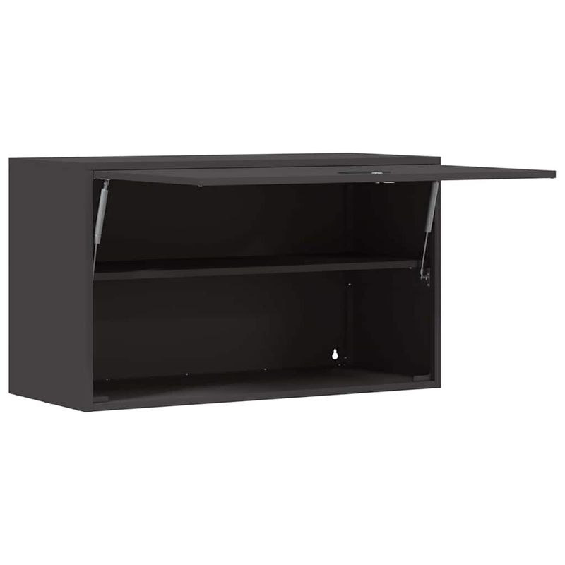 Casa si Gradina - Mobilier - Dulapuri si sifoniere - Dulapuri - Dulap de perete pentru garaj Negru 90 x 40 x 53 cm - Infinity.ro
