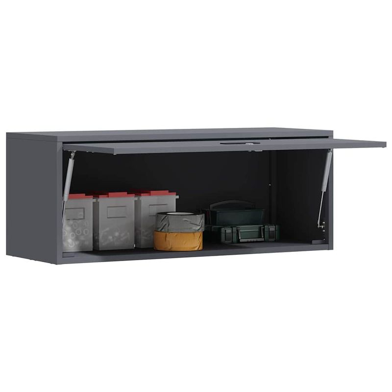 Casa si Gradina - Mobilier - Dulapuri si sifoniere - Dulapuri - Dulap de perete pentru garaj Antracit 90 x 33 x 35 cm - Infinity.ro