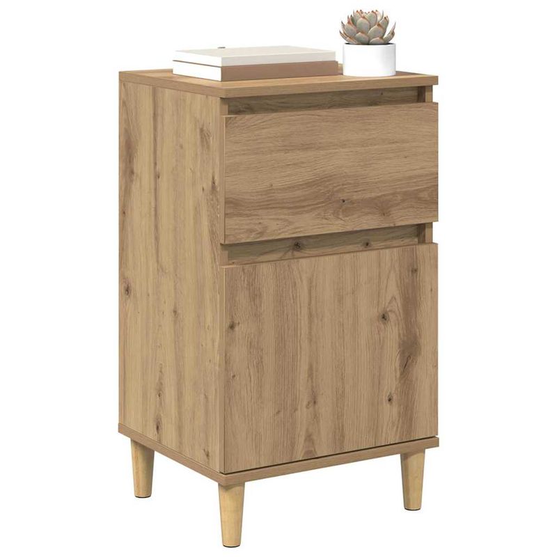 Casa si Gradina - Mobilier - Comode si corpuri - Noptiere - Dulap de noapte Stejar Artizanal 40 x 35 x 70 cm Lemn compozit - Infinity.ro