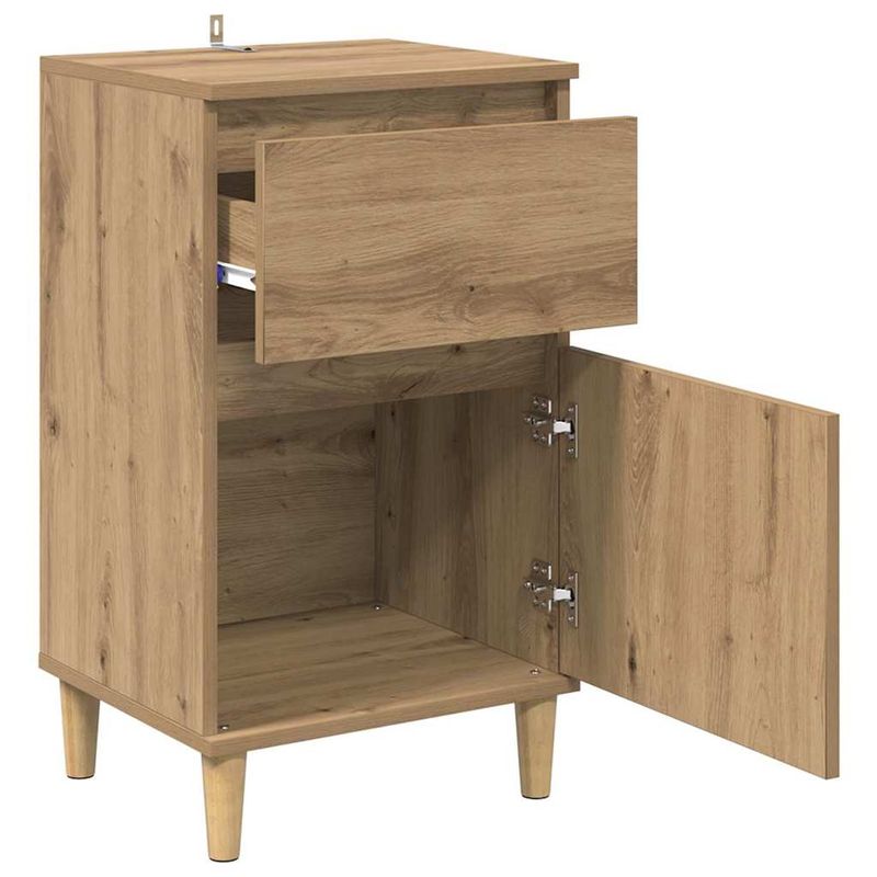 Casa si Gradina - Mobilier - Comode si corpuri - Noptiere - Dulap de noapte Stejar Artizanal 40 x 35 x 70 cm Lemn compozit - Infinity.ro