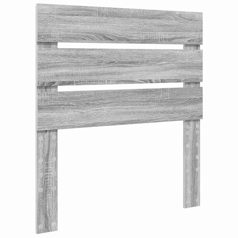 Casa si Gradina - Mobilier - Paturi si accesorii - Accesorii paturi - Tablie de pat cu aripioare gri deschis 83x16x78/88 cm textil - Infinity.ro