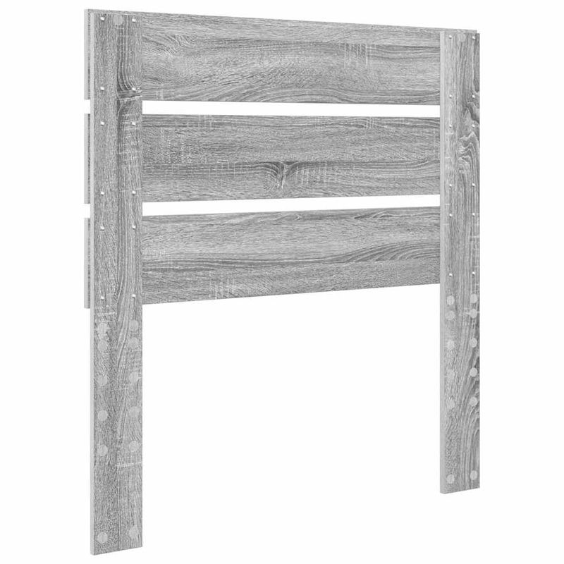 Casa si Gradina - Mobilier - Paturi si accesorii - Accesorii paturi - Tablie de pat cu aripioare gri deschis 83x16x78/88 cm textil - Infinity.ro