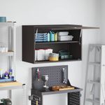 Casa si Gradina - Mobilier - Dulapuri si sifoniere - Dulapuri - Dulap de perete pentru garaj Negru 80 x 40 x 53 cm - Infinity.ro