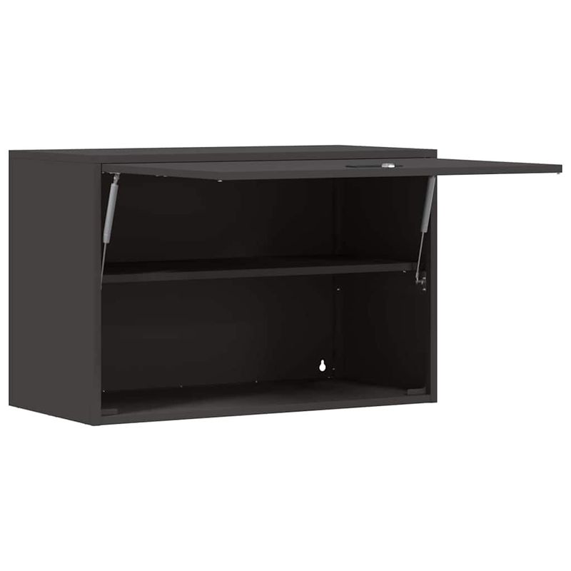 Casa si Gradina - Mobilier - Dulapuri si sifoniere - Dulapuri - Dulap de perete pentru garaj Negru 80 x 40 x 53 cm - Infinity.ro