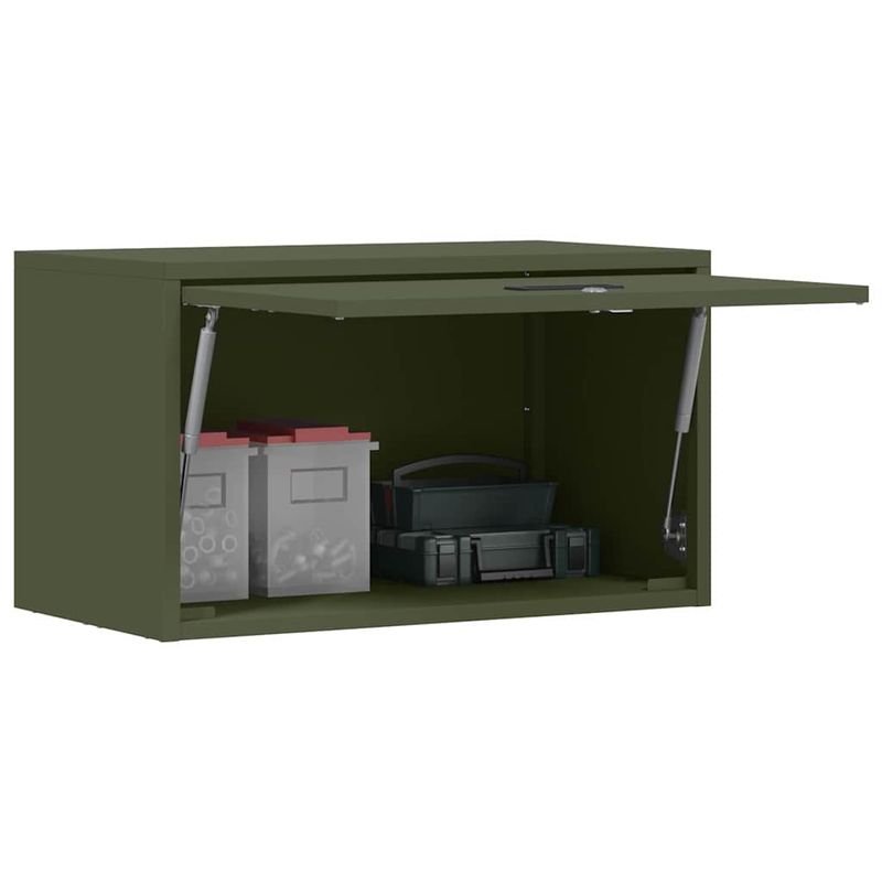 Casa si Gradina - Mobilier - Dulapuri si sifoniere - Dulapuri - Dulap de perete pentru garaj Olivengrønn 60 x 33 x 35 cm - Infinity.ro