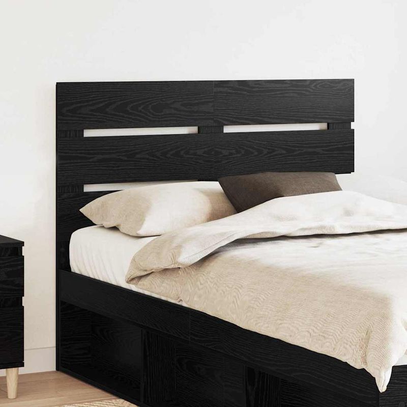 Casa si Gradina - Mobilier - Paturi si accesorii - Accesorii paturi - Tablie de pat cu depozitare maro ceruit, 200 cm, lemn masiv pin - Infinity.ro