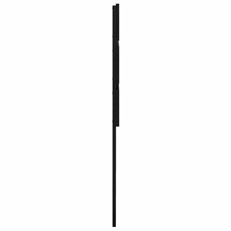 Casa si Gradina - Mobilier - Paturi si accesorii - Accesorii paturi - Tablie de pat cu depozitare maro ceruit, 200 cm, lemn masiv pin - Infinity.ro