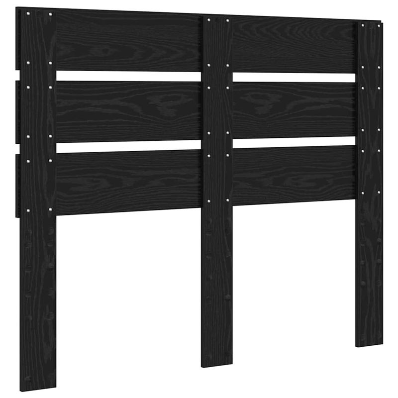 Casa si Gradina - Mobilier - Paturi si accesorii - Accesorii paturi - Tablie de pat cu depozitare maro ceruit, 200 cm, lemn masiv pin - Infinity.ro