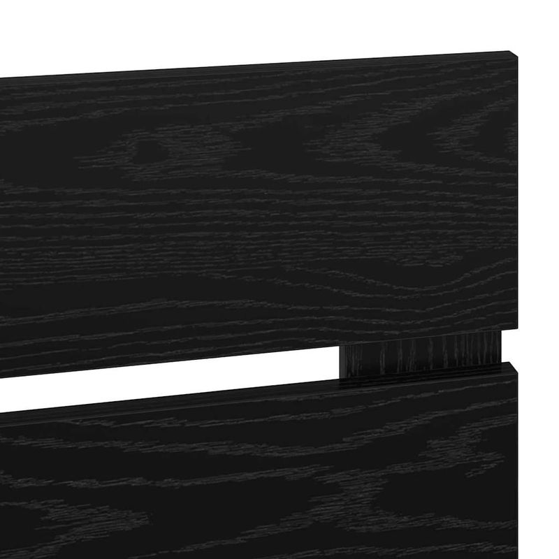 Casa si Gradina - Mobilier - Paturi si accesorii - Accesorii paturi - Tablie de pat cu depozitare maro ceruit, 200 cm, lemn masiv pin - Infinity.ro