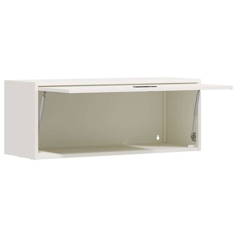 Casa si Gradina - Mobilier - Dulapuri si sifoniere - Dulapuri - Dulap de perete pentru garaj Alb 90 x 33 x 35 cm - Infinity.ro