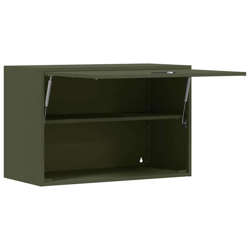 Casa si Gradina - Mobilier - Dulapuri si sifoniere - Dulapuri - Dulap de perete pentru garaj Olivengrønn 80 x 40 x 53 cm - Infinity.ro