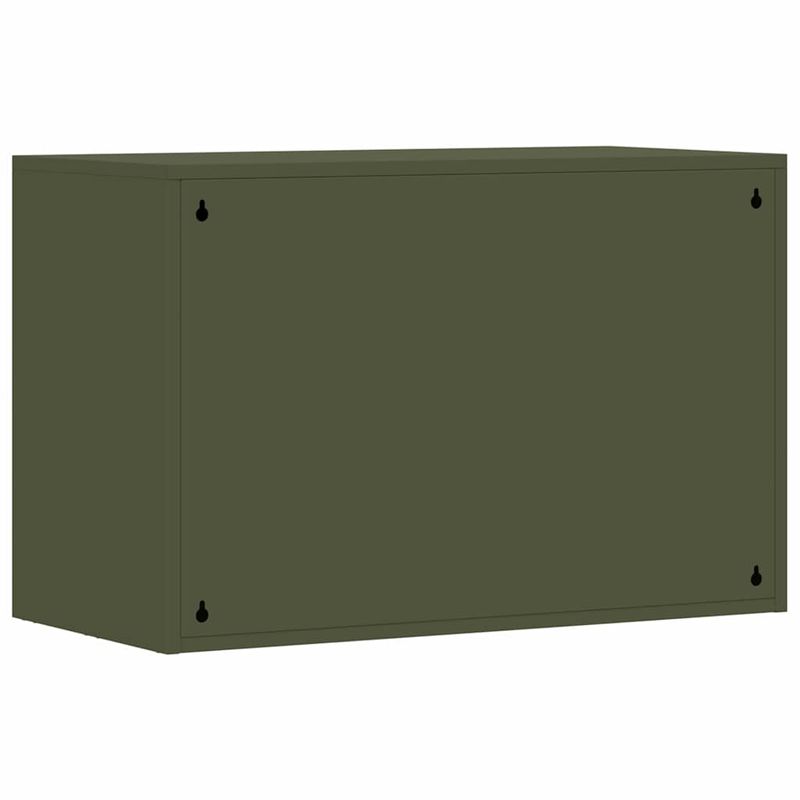Casa si Gradina - Mobilier - Dulapuri si sifoniere - Dulapuri - Dulap de perete pentru garaj Olivengrønn 80 x 40 x 53 cm - Infinity.ro