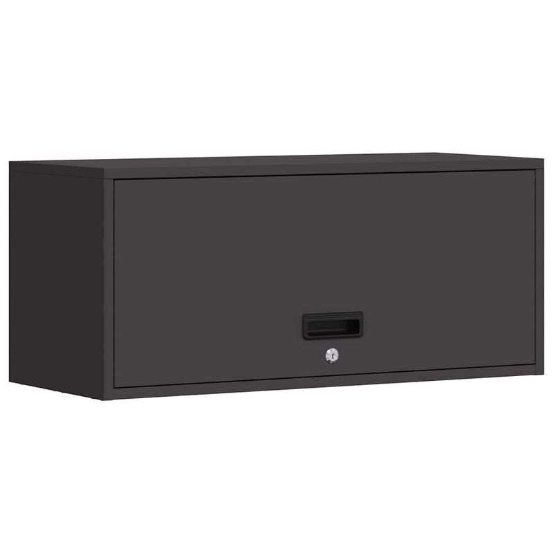 Casa si Gradina - Mobilier - Dulapuri si sifoniere - Dulapuri - Dulap de perete pentru garaj Negru 80 x 33 x 35 cm - Infinity.ro