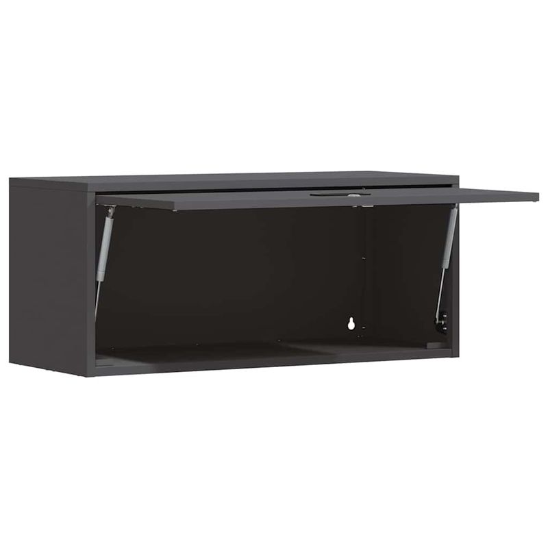 Casa si Gradina - Mobilier - Dulapuri si sifoniere - Dulapuri - Dulap de perete pentru garaj Negru 80 x 33 x 35 cm - Infinity.ro