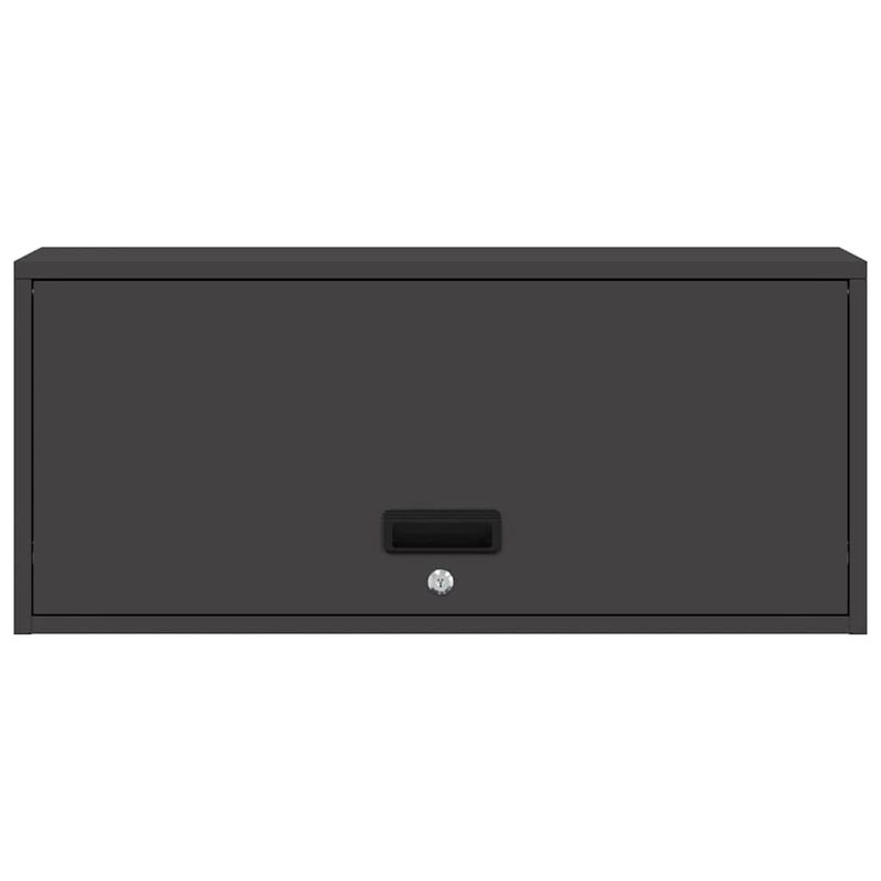 Casa si Gradina - Mobilier - Dulapuri si sifoniere - Dulapuri - Dulap de perete pentru garaj Negru 80 x 33 x 35 cm - Infinity.ro