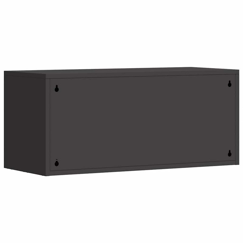 Casa si Gradina - Mobilier - Dulapuri si sifoniere - Dulapuri - Dulap de perete pentru garaj Negru 80 x 33 x 35 cm - Infinity.ro