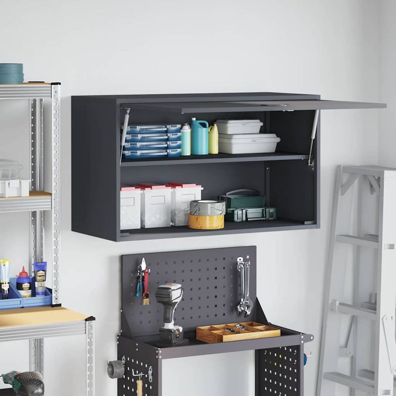 Casa si Gradina - Mobilier - Dulapuri si sifoniere - Dulapuri - Dulap de perete pentru garaj Antracit 90 x 40 x 53 cm - Infinity.ro