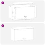 Casa si Gradina - Mobilier - Dulapuri si sifoniere - Dulapuri - Dulap de perete pentru garaj Antracit 90 x 40 x 53 cm - Infinity.ro