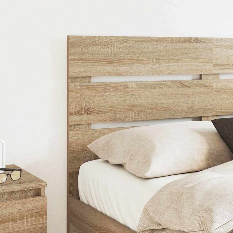 Casa si Gradina - Mobilier - Paturi si accesorii - Accesorii paturi - Tablie de pat cu LED gri inchis 183x16x78/88 cm catifea - Infinity.ro