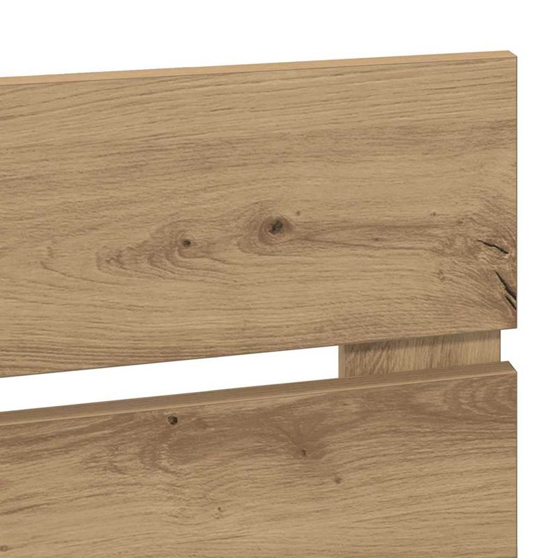Casa si Gradina - Mobilier - Paturi si accesorii - Accesorii paturi - Tablie de pat cu aripioare, alb, 147x16x118/128 cm, piele eco - Infinity.ro
