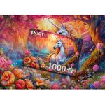 Jucarii, Copii si Bebe - Jucarii si jocuri - Jocuri si puzzle - Puzzle - Puzzle 1000 piese Enjoy – Enchanted Harmony Unicorn - Infinity.ro
