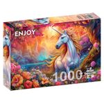 Jucarii, Copii si Bebe - Jucarii si jocuri - Jocuri si puzzle - Puzzle - Puzzle 1000 piese Enjoy – Enchanted Harmony Unicorn - Infinity.ro